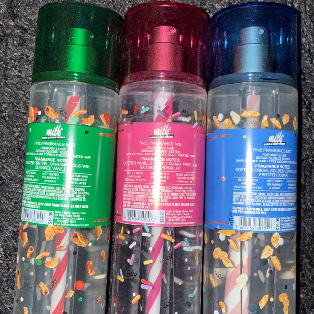 Bath & Body Works- Milk Bar Fragrance Mist Trio full size BNIB. - Picture 2 of 3